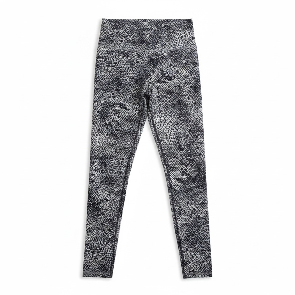 Balance Collection Snakeskin Print High-Rise Performance Leggings Size S